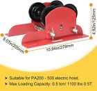 Electric Hoist Manual Trolley 0 5t 1t I-beam Hoist Trolley Overhead Dual Wheels