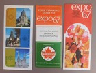 Expo 67 Montreal Canada Lot Books Maps Brochures Patch Apron Scarf More 11 Pics