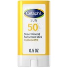 Sheer Mineral Sunscreen Stick  Face   Body  Spf 50  0 5oz