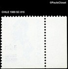 Chile 1989 Sc 815 Carved Head 0 25 Op On 0 20 Stamp Mnh Og Very Fine