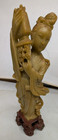 Antique Oriental Chinese Soapstone Lady Statue Figurine  8  Tall