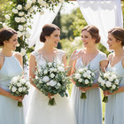 240pcs 6 Kinds Mixed Eucalyptus Leaves Stems Bulk Artificial Silver Dollar Leave