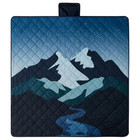 Columbia Outdoor Blanket 72  X 72  Blue Color Portable Waterproof Beach Camping