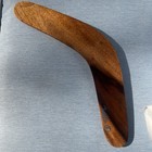 Australia Boomerang Signed Valero Hand Painted Wood Aboriginal Art