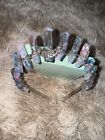 Handmade Crystal Crown - Iridescent Quartz Points - Gothic Fairy Bridal Tiara