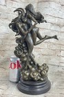 Signed Jean Patoue Nude Bronze Satyr Bacchae Statue  bacchanalia  Figurine Sale