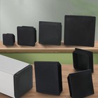 Square Plastic End Caps Blanking Plugs Box Section  black   Tube Inserts