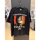 Size Xl - 1993 Jurassic Park Awesome To Kill Vintage Dinosaur Movie Tee Shirt