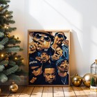Hip Hop Legends Poster Biggie Snoop Dogg Eminem Tupac Ice Cube Dre Eazy-e