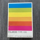 Polaroid Type 108 Polacolor Land Camera Film Unopened 8 Prints Exp 07 81
