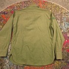 Vintage 1940s Boy Scouts Of America Uniform Shirt 36 In Chest Metal Buttons