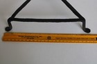 Antique 18th   19th Century Wrought Iron Footed Triagnle Trivet