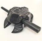 Wooden Frog Guiro Rasp Croaking Percussion Musical Instruments Crafts Hand Made