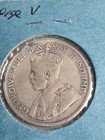 1917-c Newfoundland Silver 25 Cents Quarter George V Canada Vf xf - Low Mintage