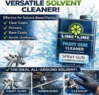 Lime Line Spray Gun And Airbrush Cleaner For Automotive Painting - 1 Quart