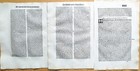 6 Early Printed Post Incunable Leaves  g  - 1487 1550