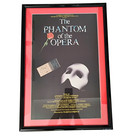 1991 Phantom Of The Opera Framed Poster   Ticket Stub   Au-rene Theater   26x18