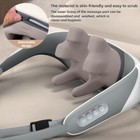 Shiatsu Back Neck And Shoulder Massager With Heat Deep Tissue 6d Kneading Gifts