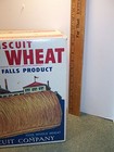 Antique Huge Display Shredded Wheat National Biscuit Company Advertising Box