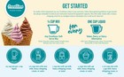 Vanilla Soft Serve Ice Cream Mix  Lactose   Gluten Free - Just Add Water  Dai   