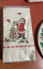 Vintage Christmas Hallmark Guest Towels Santa Tree   Cocktail Napkins Unopened