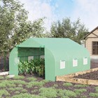 12  X 10  X 7  Greenhouse Large Walk-in Hot Green House Plant Gardening Green