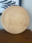 Vintage Bramhall Woodware Ltd Sheffield Hand Carved 12 Inch Wooden Breadboard 
