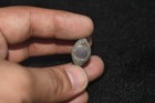 Extremely Rare Ancient Roman Bronze Ring With Stone Bezel Inlay