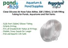 Clear Silicone Airline  328   100m  Hose For Aquariums Water Gardens   Koi Ponds