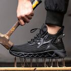 Men s Steel Toe Work Safety Shoes  Puncture Proof Anti-skid Work Shoes  Lightwei