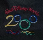 Walt Disney World 2000 Mouse Ear Black Zippered 20    Carry On Travel Duffel Bag
