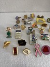 Lapel Pin Lot Of 35 Pins Mixed Lot All Pre-owned