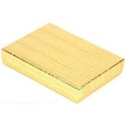 Cotton Box Gold 5 3 8  X 3 7 8  X 1  25pc