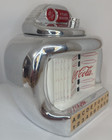 Coca Cola Jukebox Cookie Jar Gibson Ceramic Chrome Painted Large 10x9 5x6 5  Vtg
