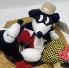Disney Store Classic Comic Bean Bag Toy Set 3 Plush   Hat 