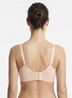 Floral Comfort Mesh Wireless Bra     Breathable  Wire-free Support Size 34c