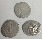 5 Islamic O   homan Dirham Silver Coins 13th - 15th Century