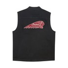 Indian Motorcycle Men s Callan Denim Vest  Black   2866533