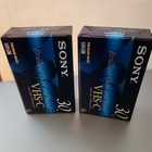2 New Sony Vhs-c Tc-30vhg 30 Min  Camcorder Video Cassette Tapes Sealed