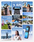 Sjcam C400 Combo 4k Vlogging Action Camera Handheld Camera Touch Screen Bodycam
