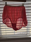 Vintage Venezia Nylon Panties Size 14 Hot Pink Silky Sheer Granny Sissy 