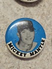 Mickey Mantle 1980 s Pinback Button Lot Of 6 Baseball  Pins