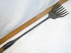 Antique Hand Forged Iron Fish Gig Primitive Fishing Tool Spear Fork 8-tine Long