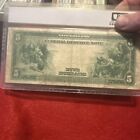 1914  5 Federal Reserve Note Minneapolis Fr 879a Pmg Very Fine 25