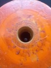 Large Vintage Wooden Yarn Spool Bobbin Textile Industrial Antique 10  Tall