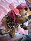 Valentines Dan Dee Collectors 7    Brown Bear Leopard Jacket Plush