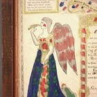 Pa German Fraktur Taufschein Watercolor   Ink Birth baptismal Certificate C1857