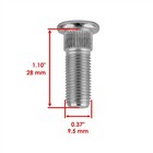 8pcs Wheel Nut And Stud For Polaris Atv Utv 7515513 7547211 7542459 3 8 -24