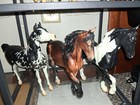 3 Breyer Mixed Lot  Friesian  Arabian   Breyerfest traditional surprise  Scandi