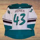 Game Worn Anaheim Ducks Jersey - 2020-21 Reverse Retro Wild Wing 43 Heinen - Loa